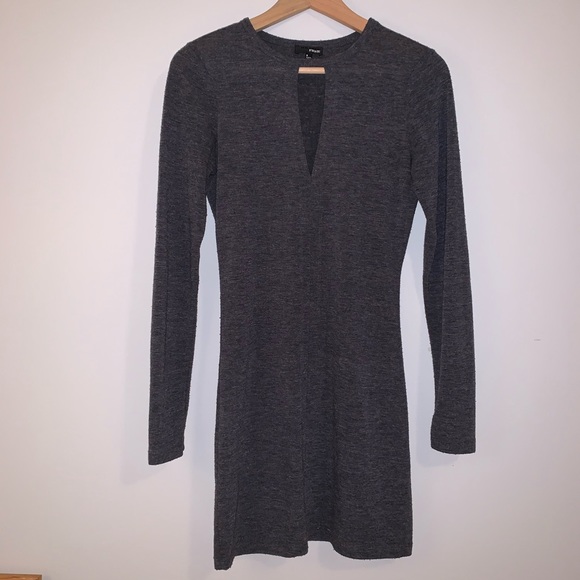 ๐2/$25๐Wilfred Free // Charcoal Keyhole Dress